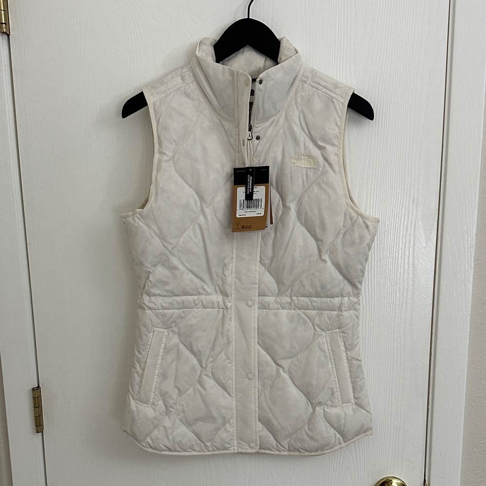 The North Face Women's Off-White Quilted Vest